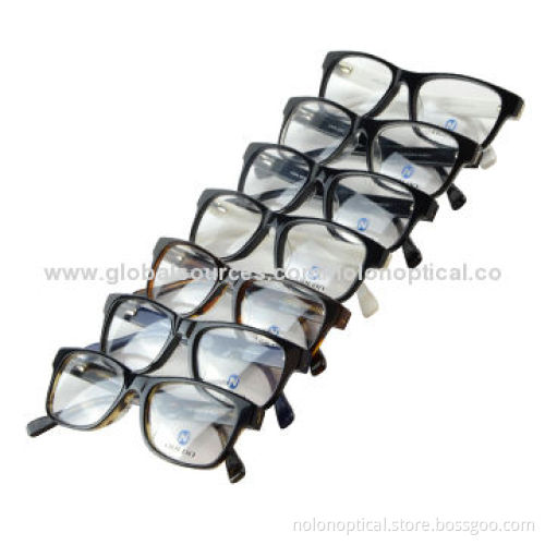 Unisex handmade acetate optical frames with customized logo available, different colors